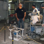 Equipment setup for ground improvement operation